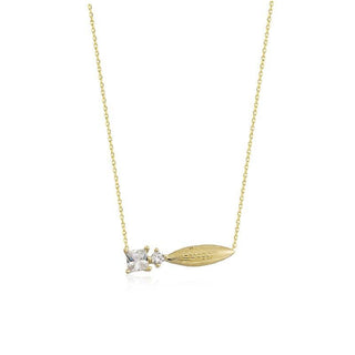 Solitaire Gold Necklace