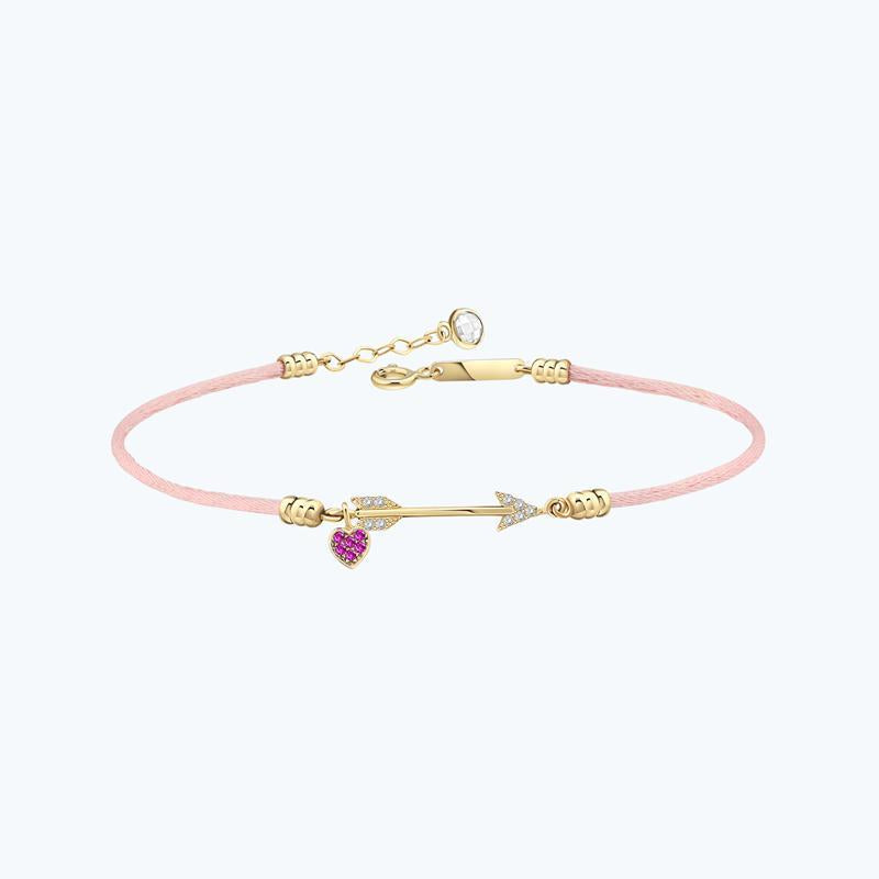 Besties Heart Gold Bracelet