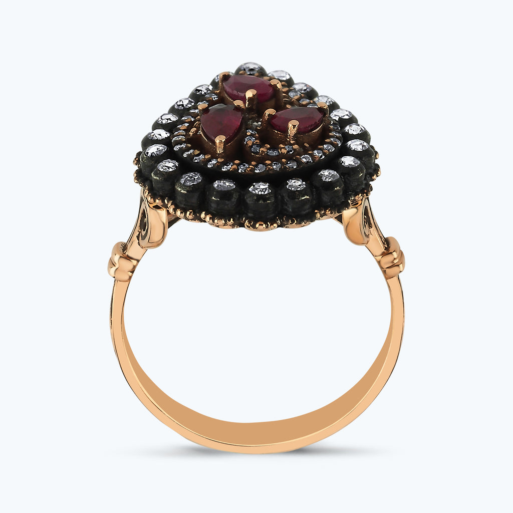 Rubin Tria Diamantring