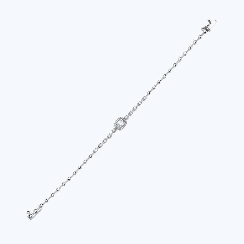 Baguette Diamantarmband