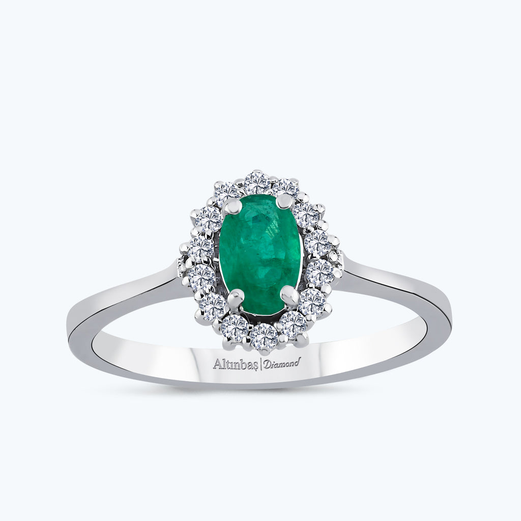 Bague Diamant Émeraude