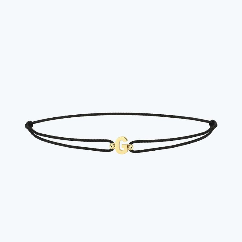 Letter G Cord Bracelet