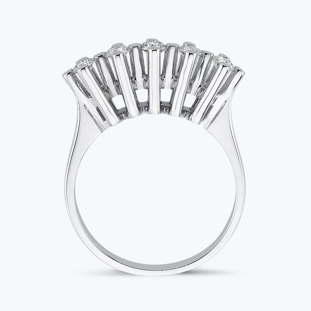 Bague Diamant Cinq Pierre