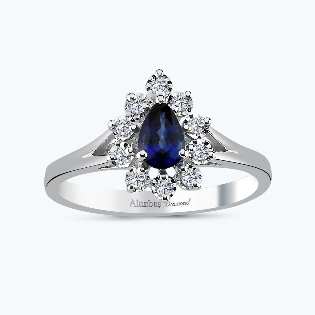 Bague Diamant Saphir