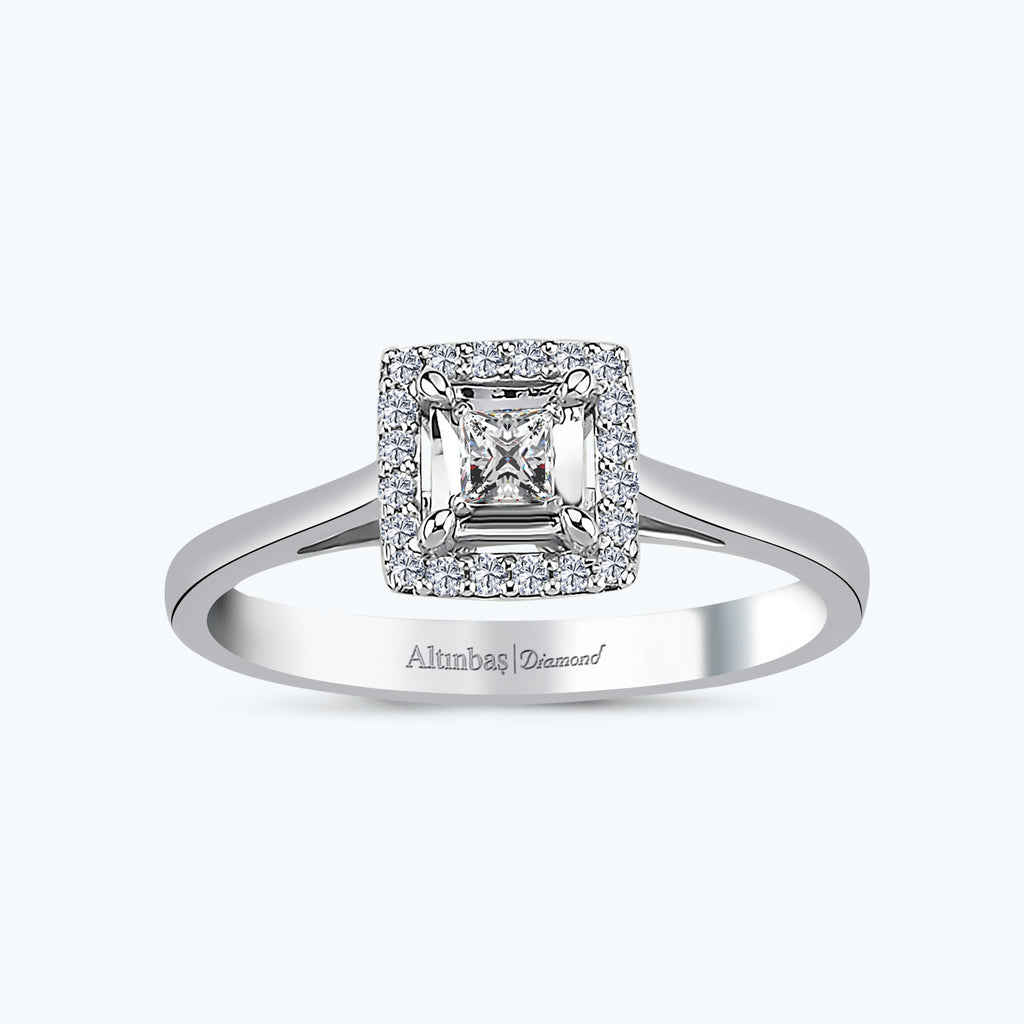 Princess Cut Diamantring