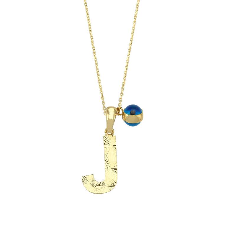 Buchstabe J Goldkette