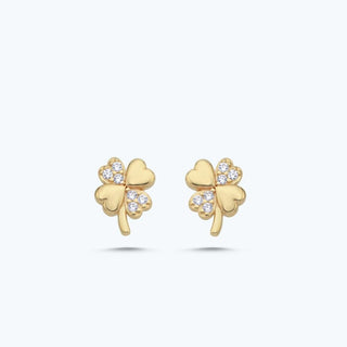 Clover Gold Earrings
