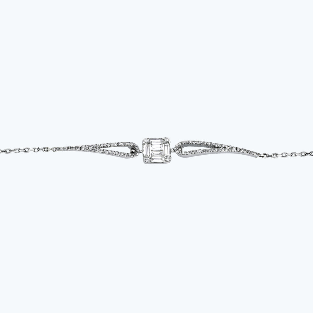 Baguette Diamantarmband