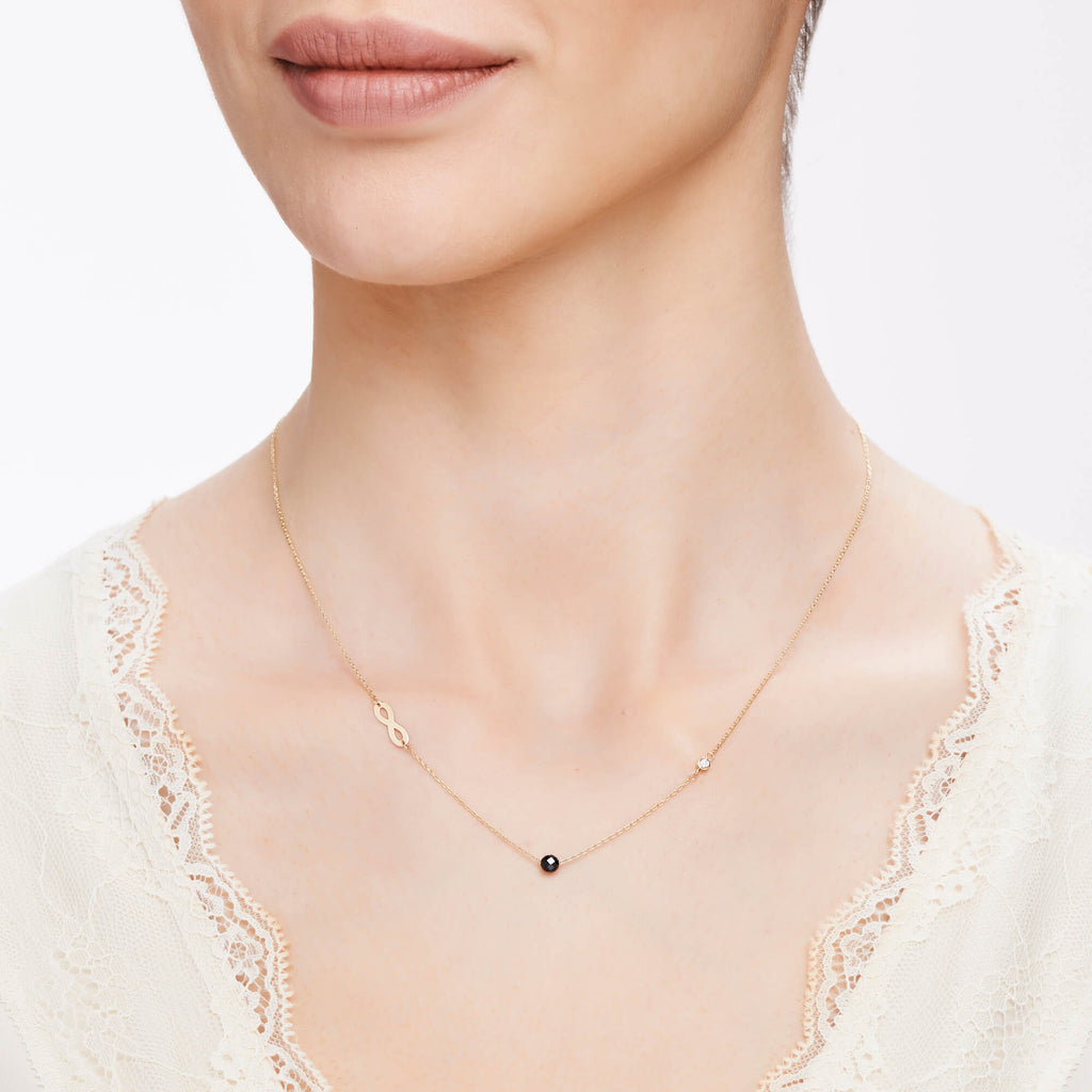 Unendlichkeit Diamantkette