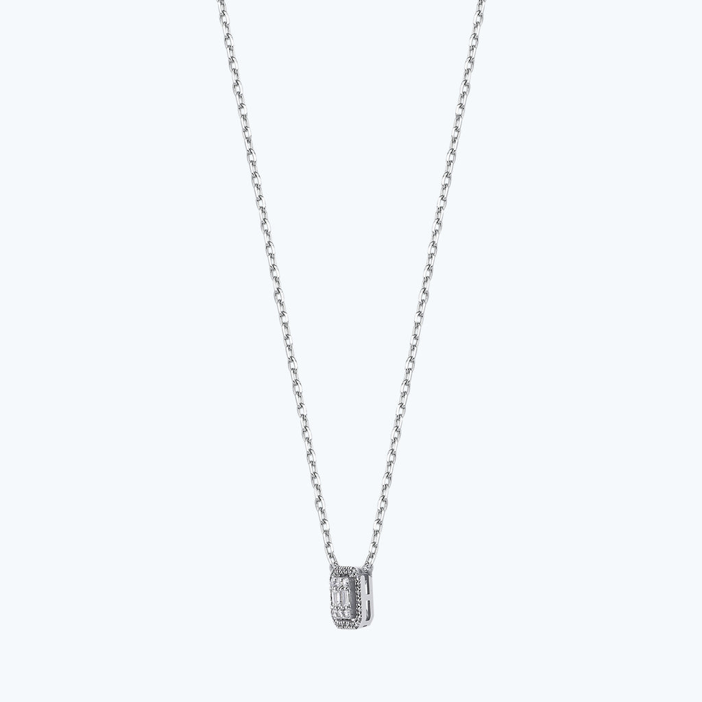 Baguette Diamantkette