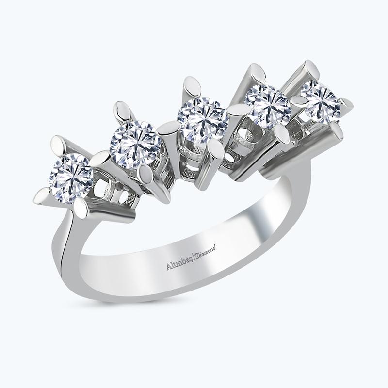 Bague Diamant Cinq Pierres