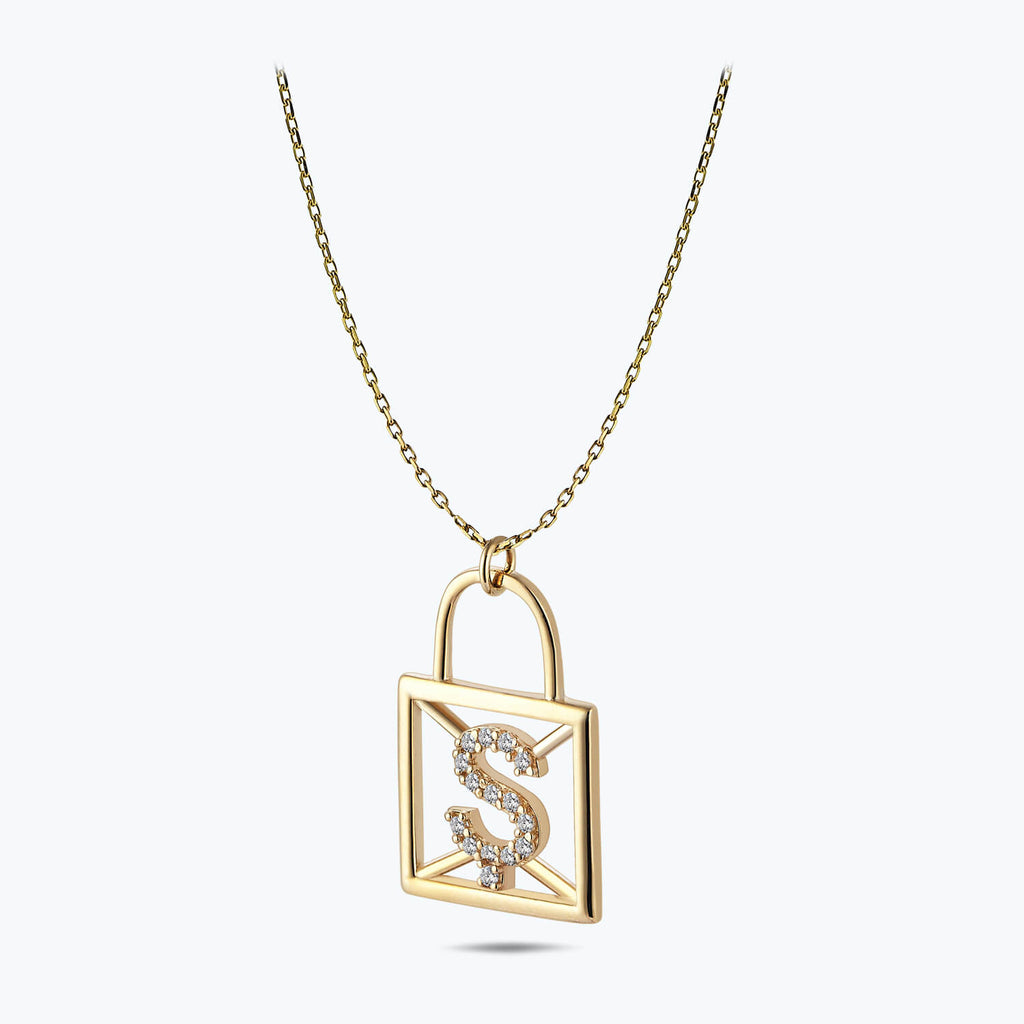Collier Or Lettre Ş