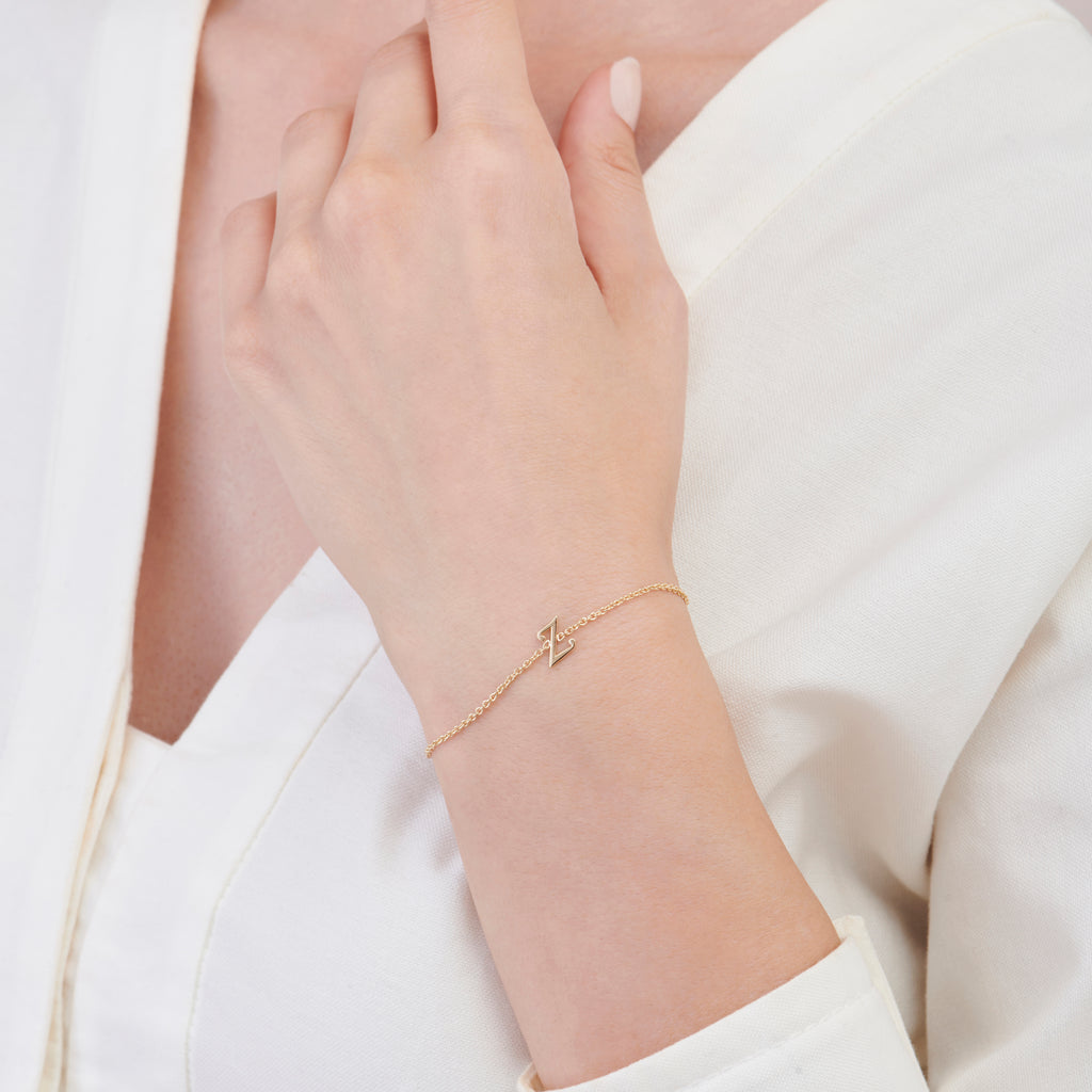 Bracelet Or Lettre Z