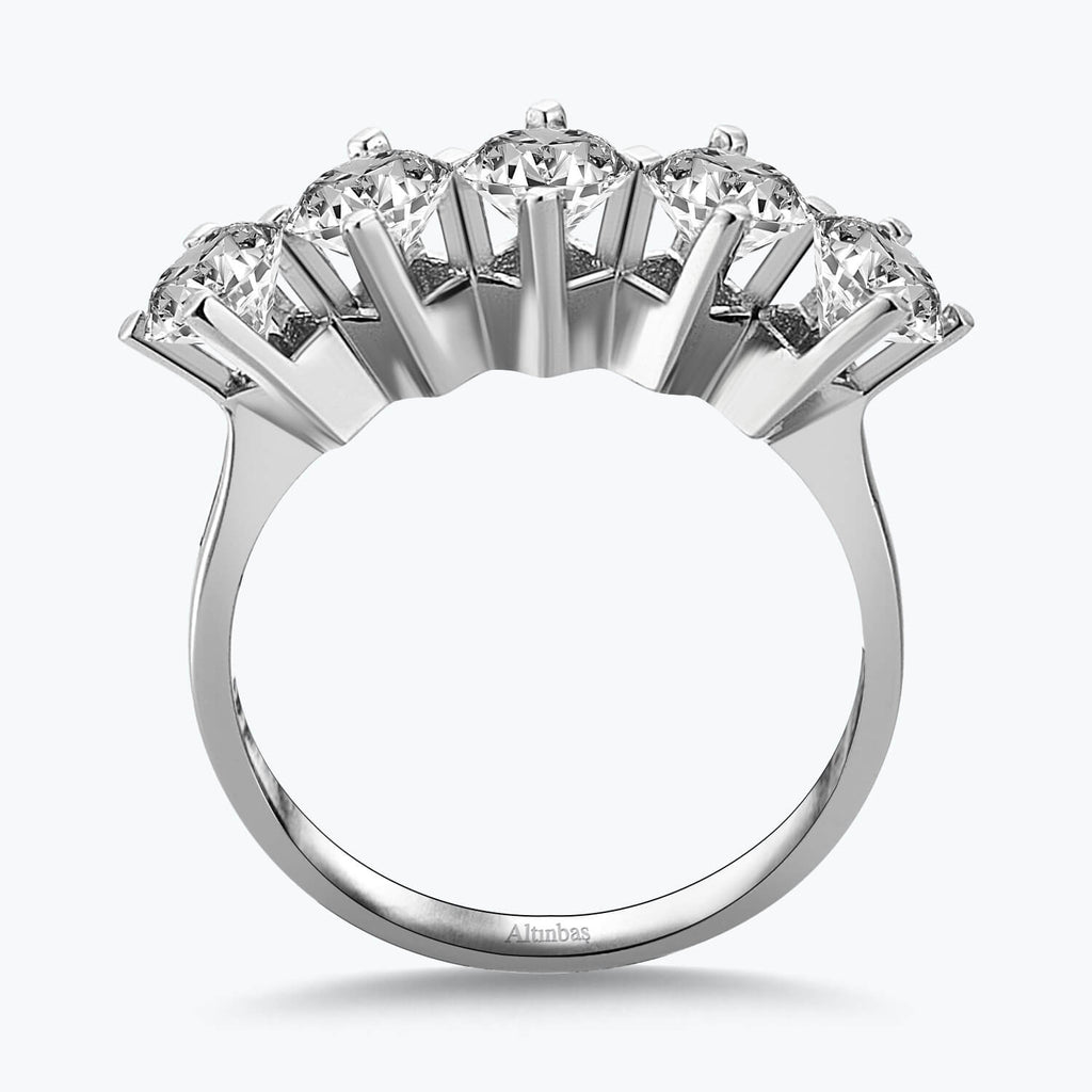 Five Stone Gold Ring