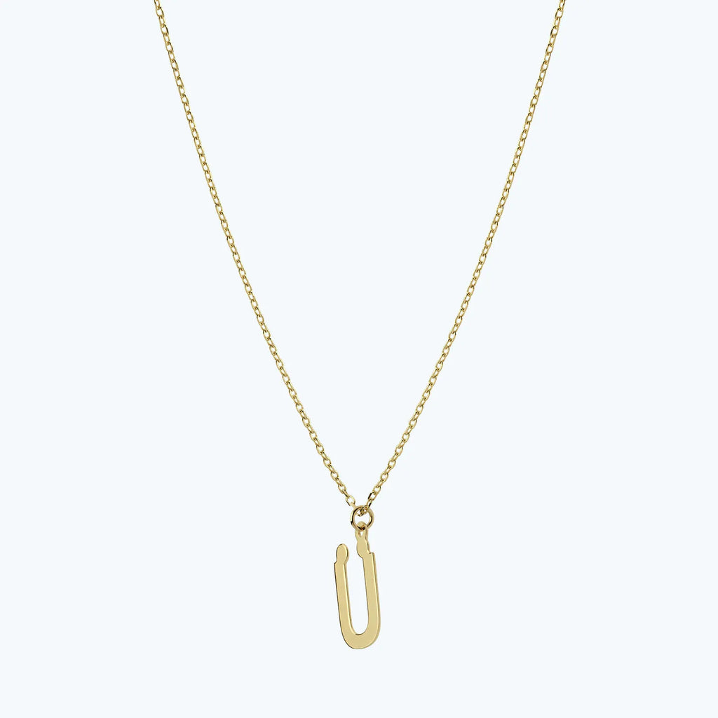 Collier Or Lettre Ü