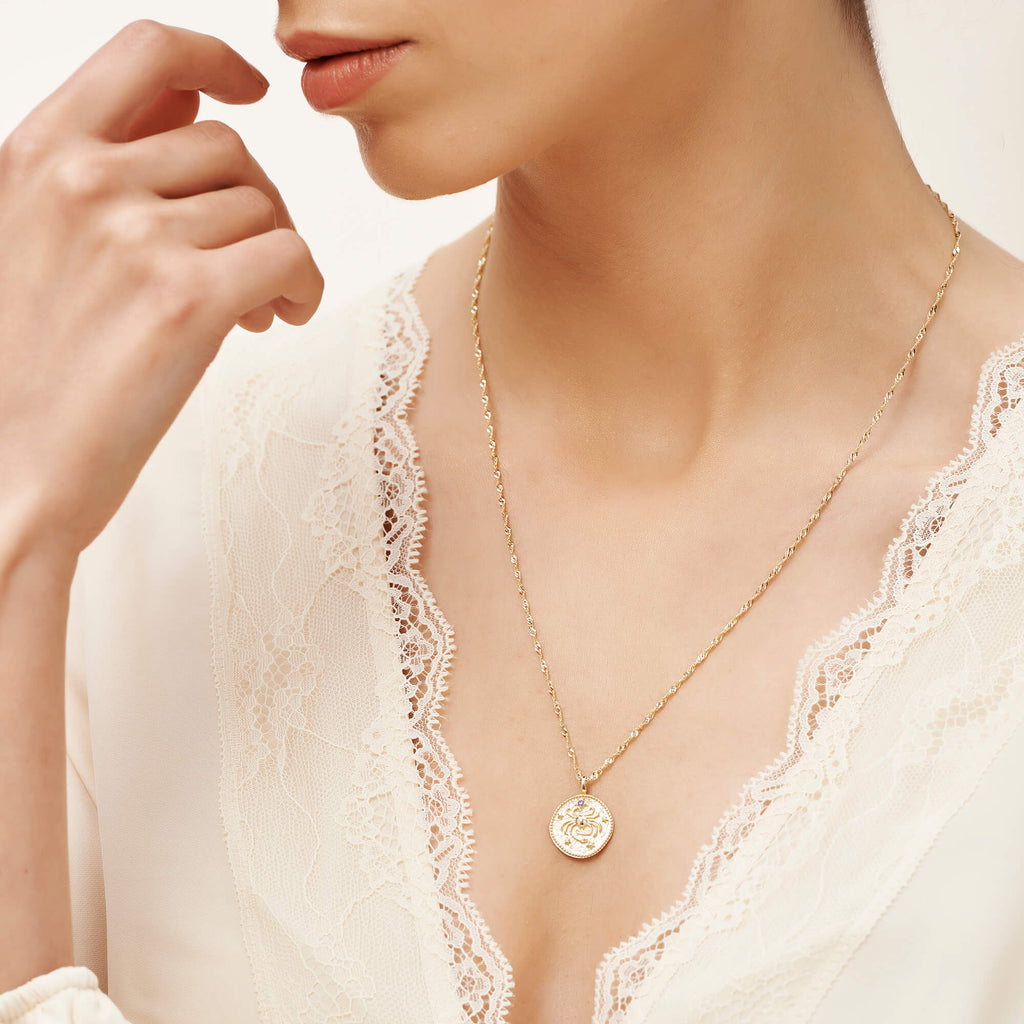 Altınbaş Horoskop Krebs Goldkette