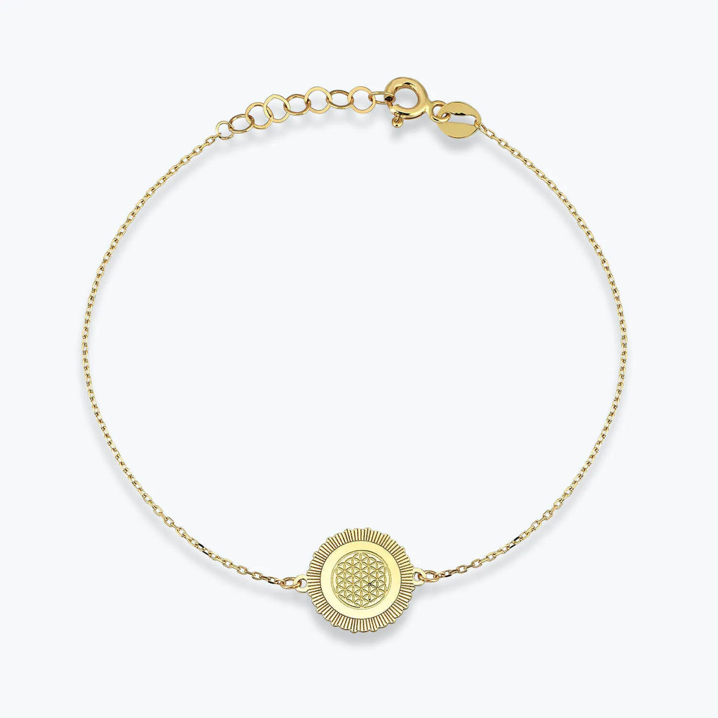 Altınbaş Life Lebensblume Goldarmband