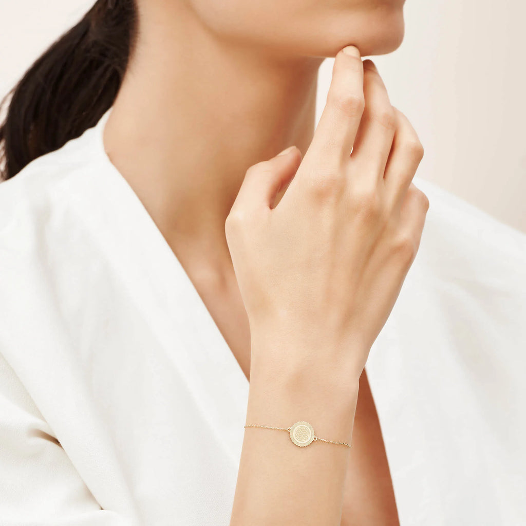 Altınbaş Life Lebensblume Goldarmband