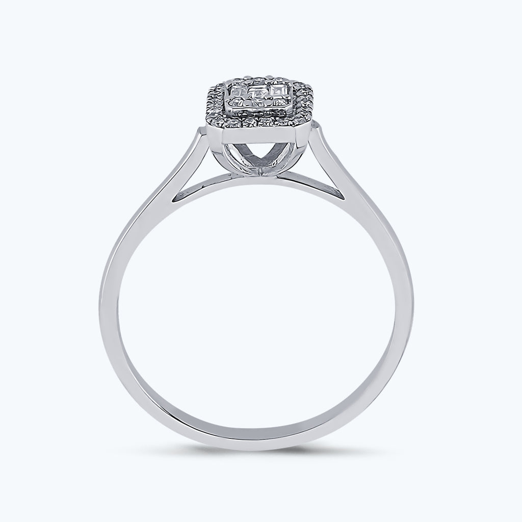 Bague Diamant Baguette