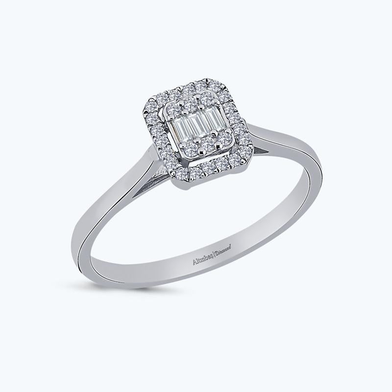 Bague Diamant Baguette