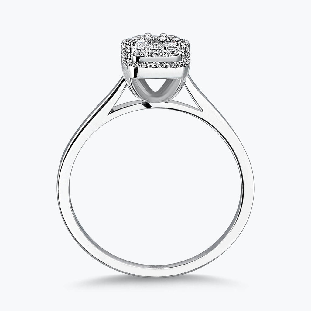 Bague Diamant Baguette