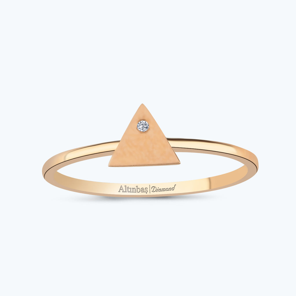 Dreieck Diamantring