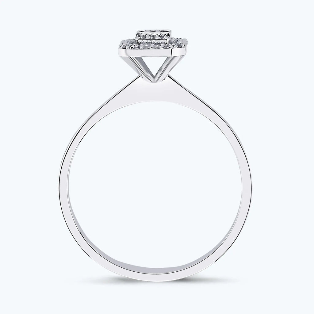 Bague Diamant Baguette