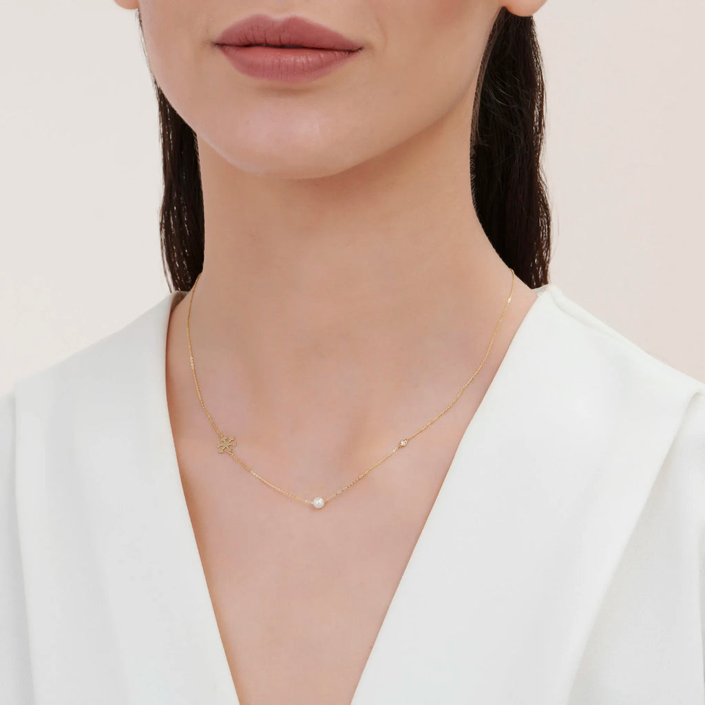 Schneeflocke Diamantkette