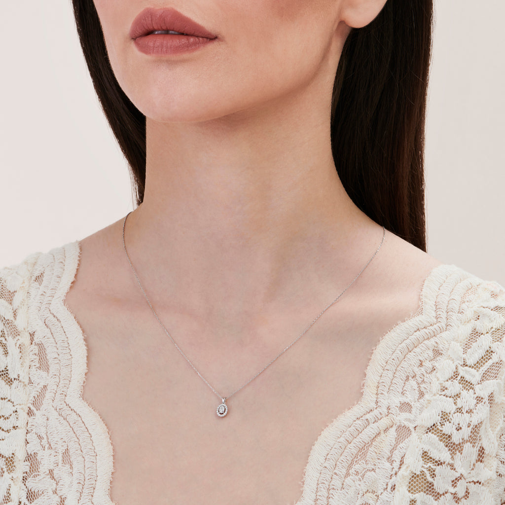 Baguette Diamantkette