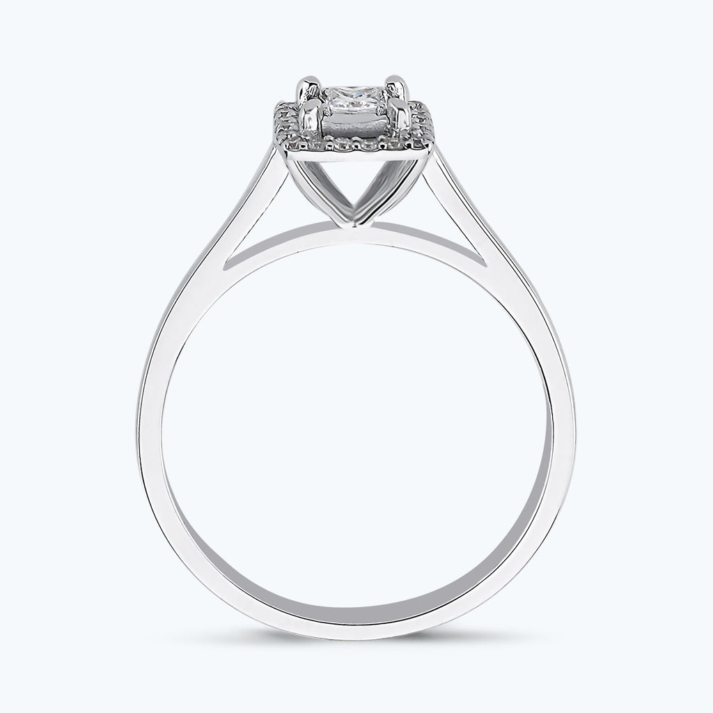 Princess Cut Diamantring